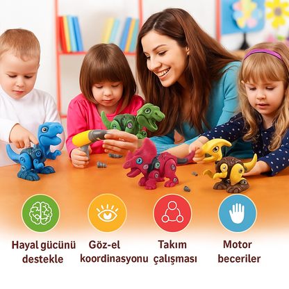 Babysroo™ Dinozor STEM Yapım Oyuncak Seti