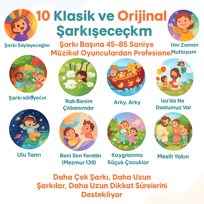 Babysroo™ Eğitici Hikayeleri Sesli Kitap Paketi - Dijital Boyama Kitabı