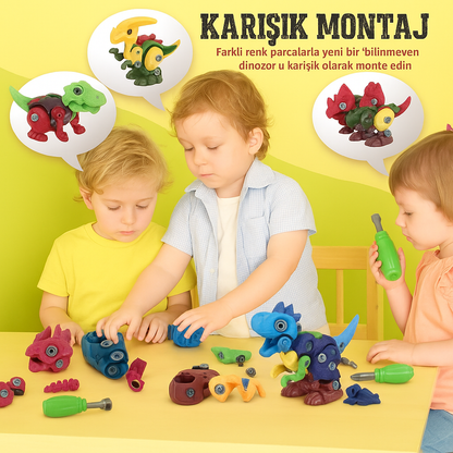 Babysroo™ Dinozor STEM Yapım Oyuncak Seti