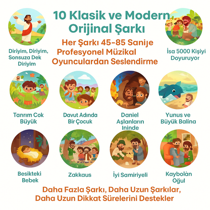 Babysroo™ Eğitici Hikayeleri Sesli Kitap Paketi - Dijital Boyama Kitabı