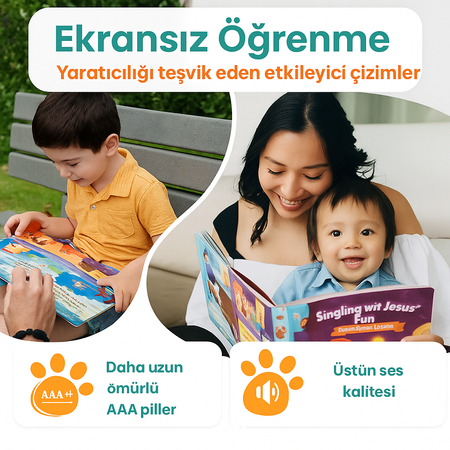 Babysroo™ Eğitici Hikayeleri Sesli Kitap Paketi - Dijital Boyama Kitabı