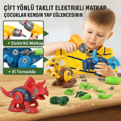 Babysroo™ Dinozor STEM Yapım Oyuncak Seti