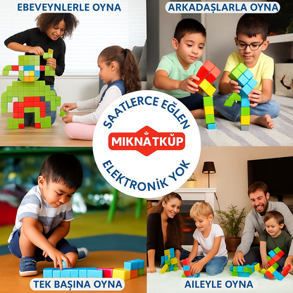 Babysroo™ Magniküp Çocuklar İçin Yaratıcı Manyetik Yapı Blokları