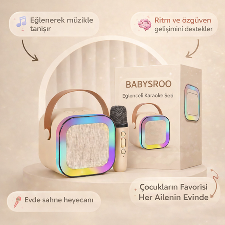 Babysroo Eğlenceli Karaoke Seti